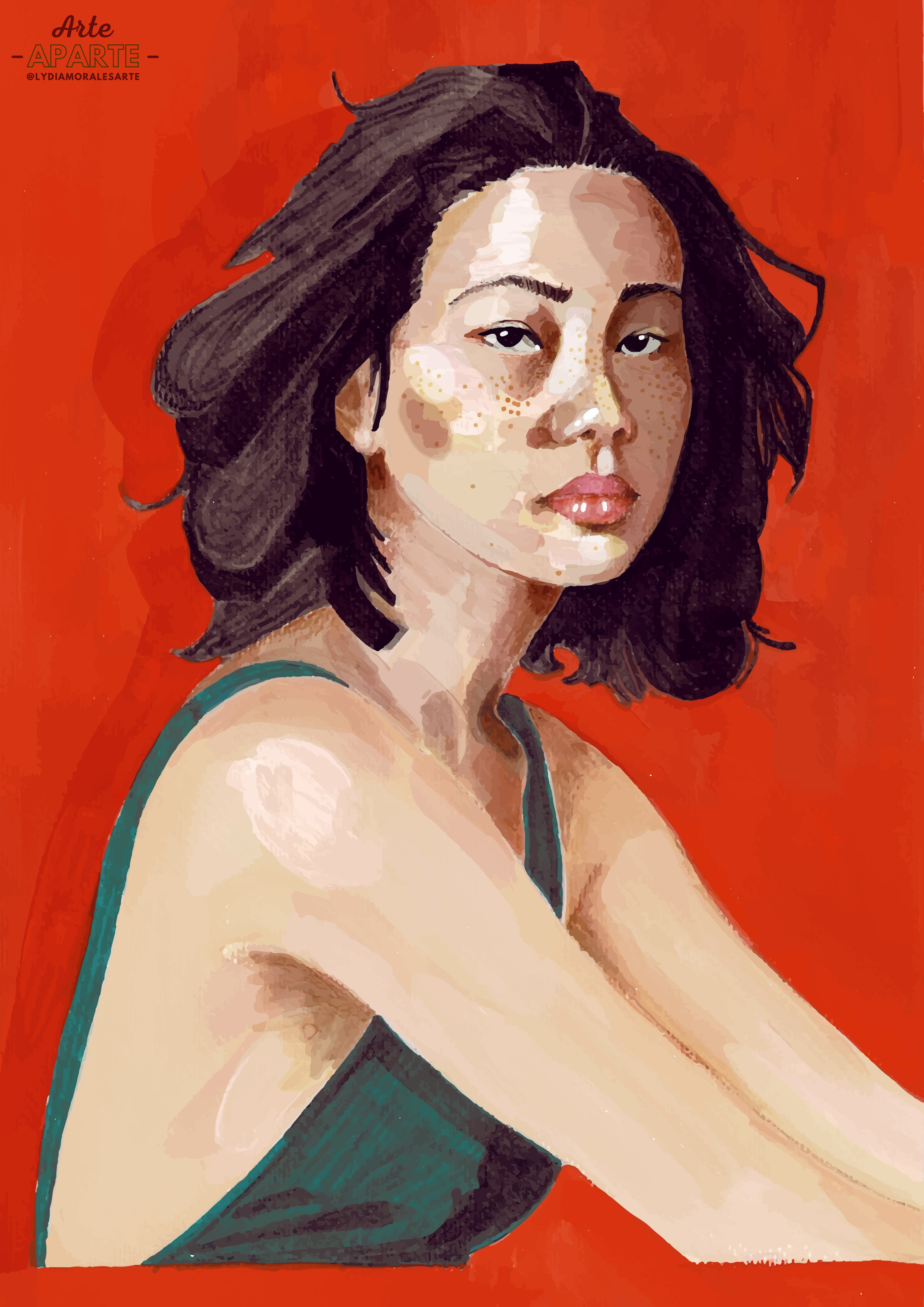 Lámina Asian girl