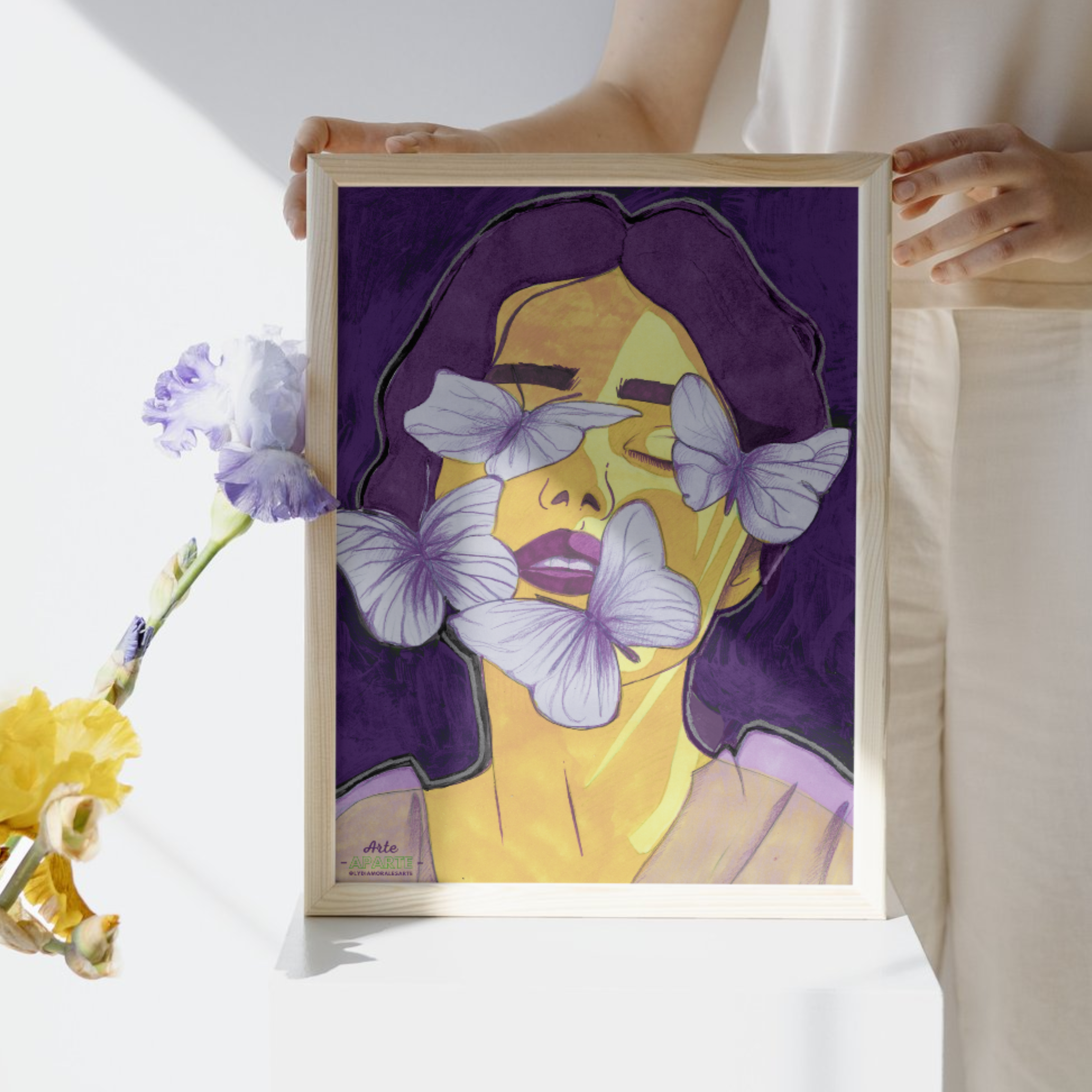 Lámina mariposas complementarias