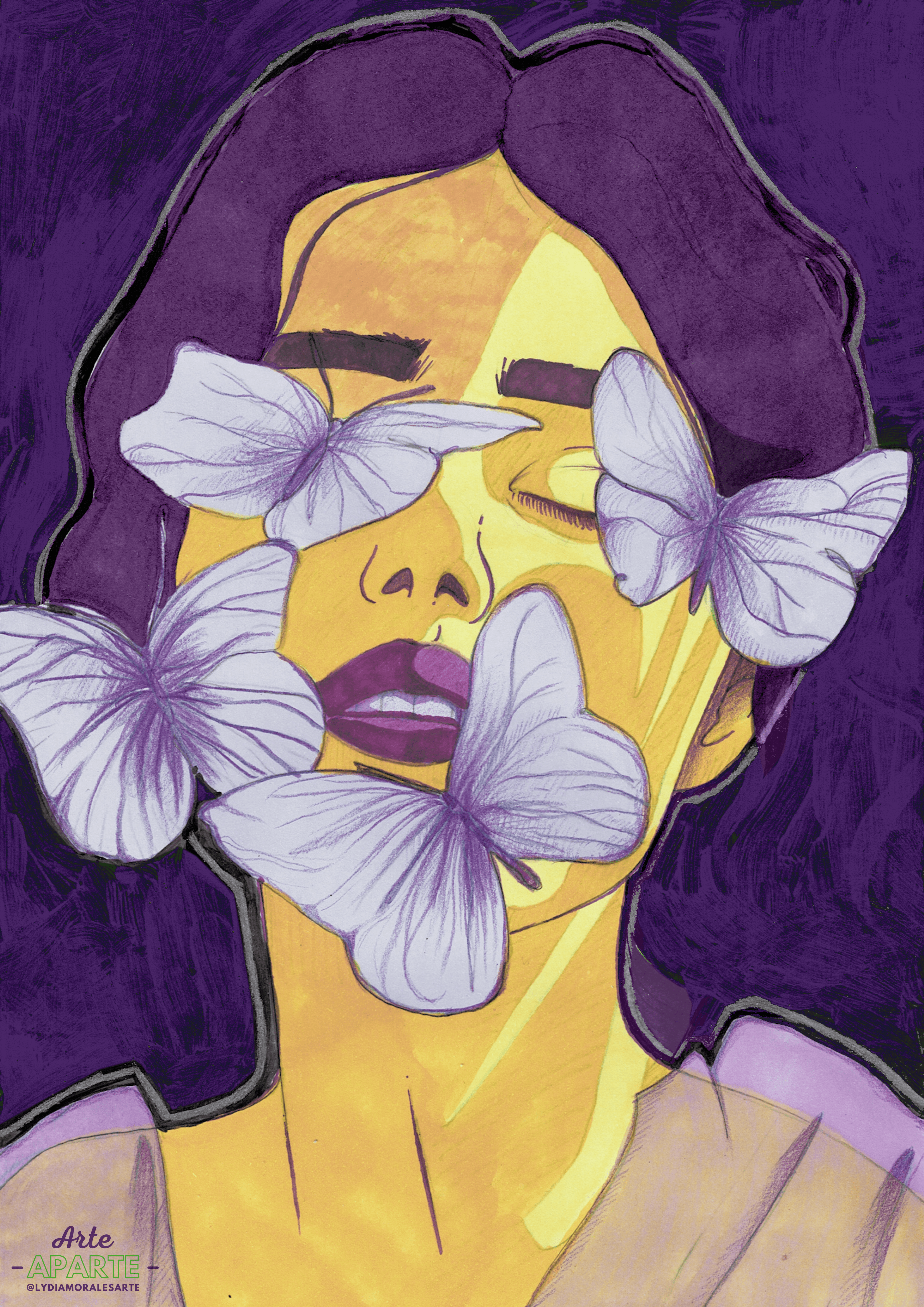 Lámina mariposas complementarias