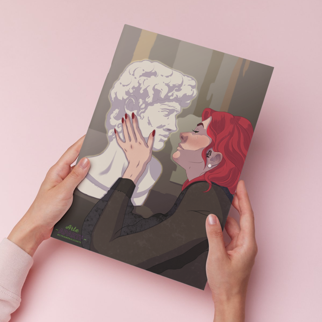 Lámina Good Omens | El beso