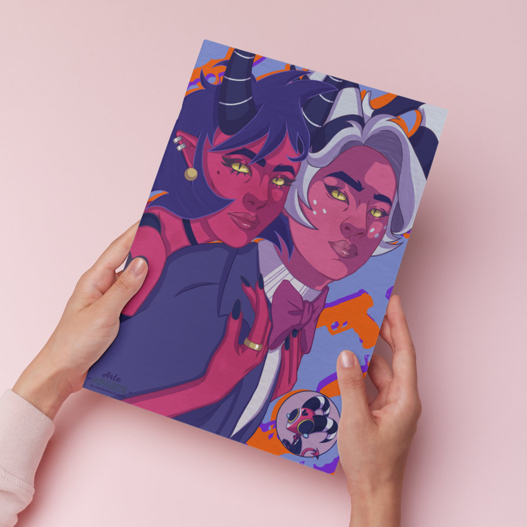 Lámina Millie y Moxxie