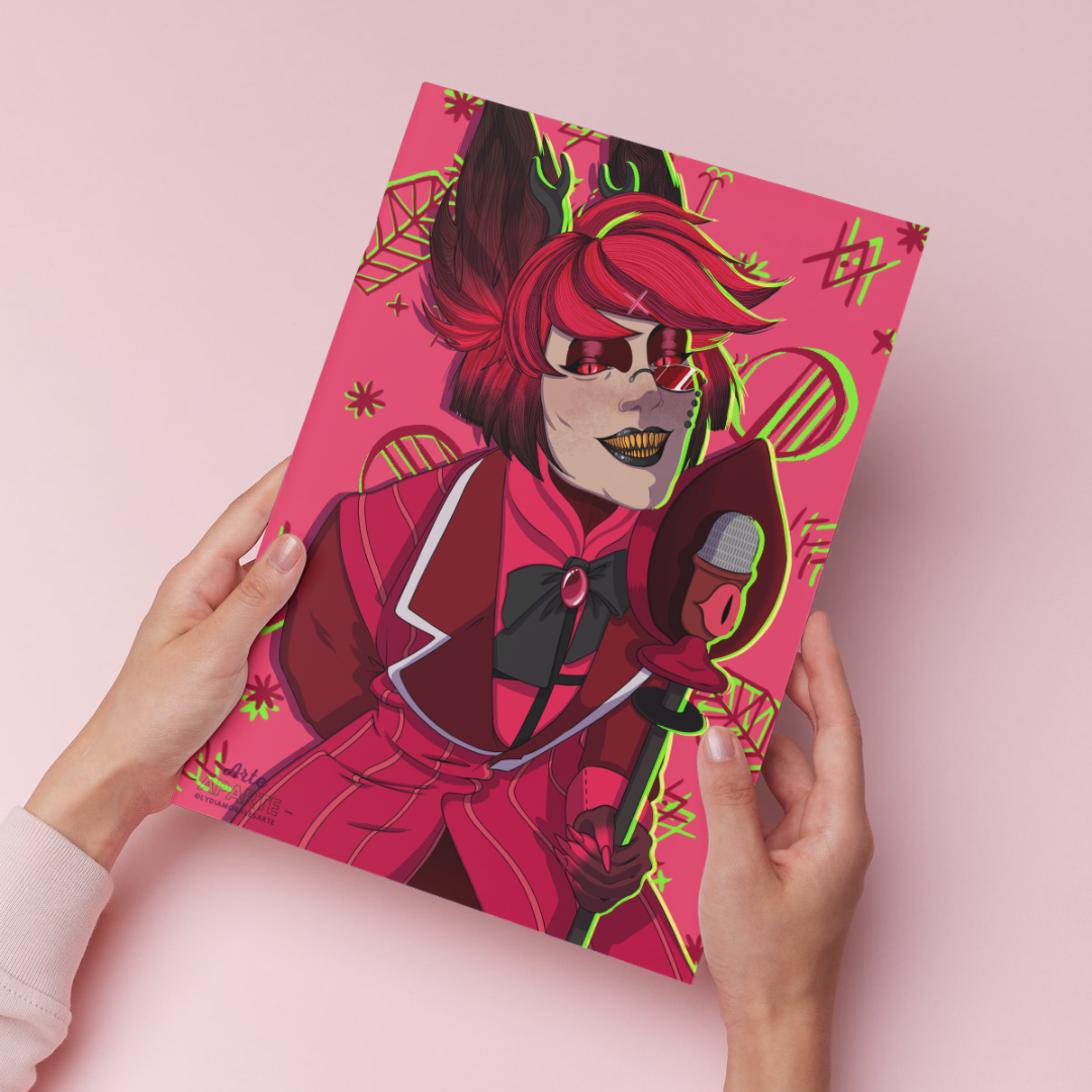 Lámina Alastor el demonio radiófonico