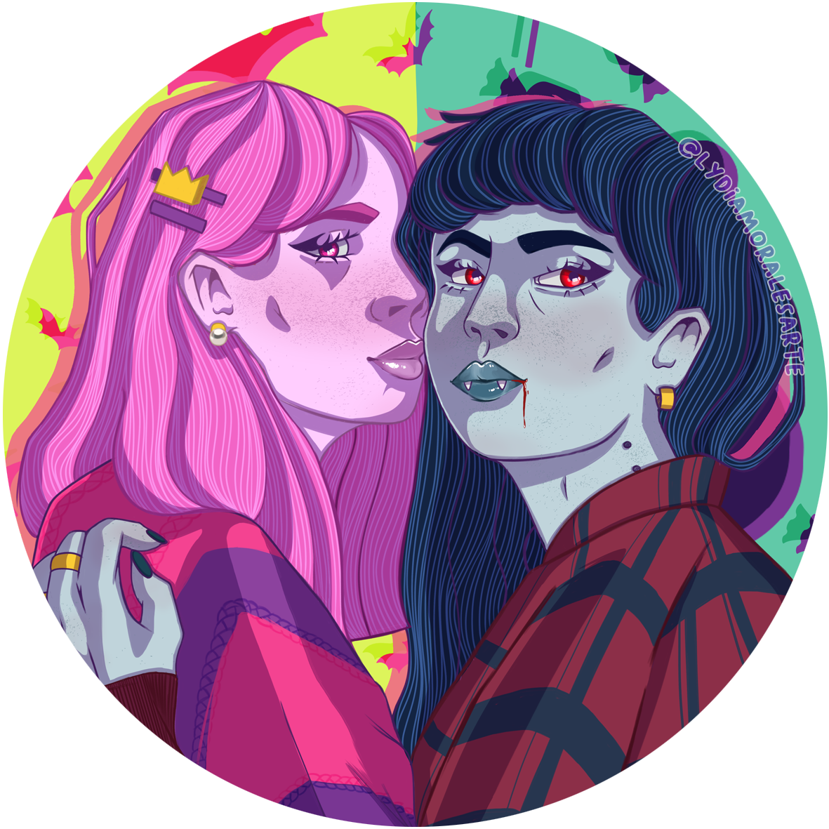 Chapa Marceline y Princesa Chicle