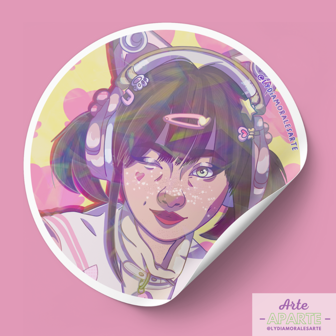 Pegatina Sakura: Cazadora de cartas