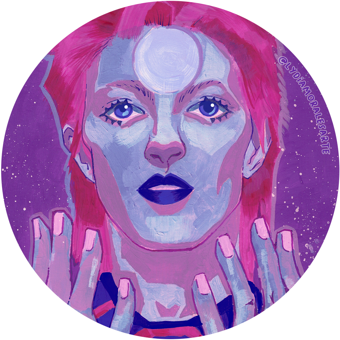 Pegatina David Bowie