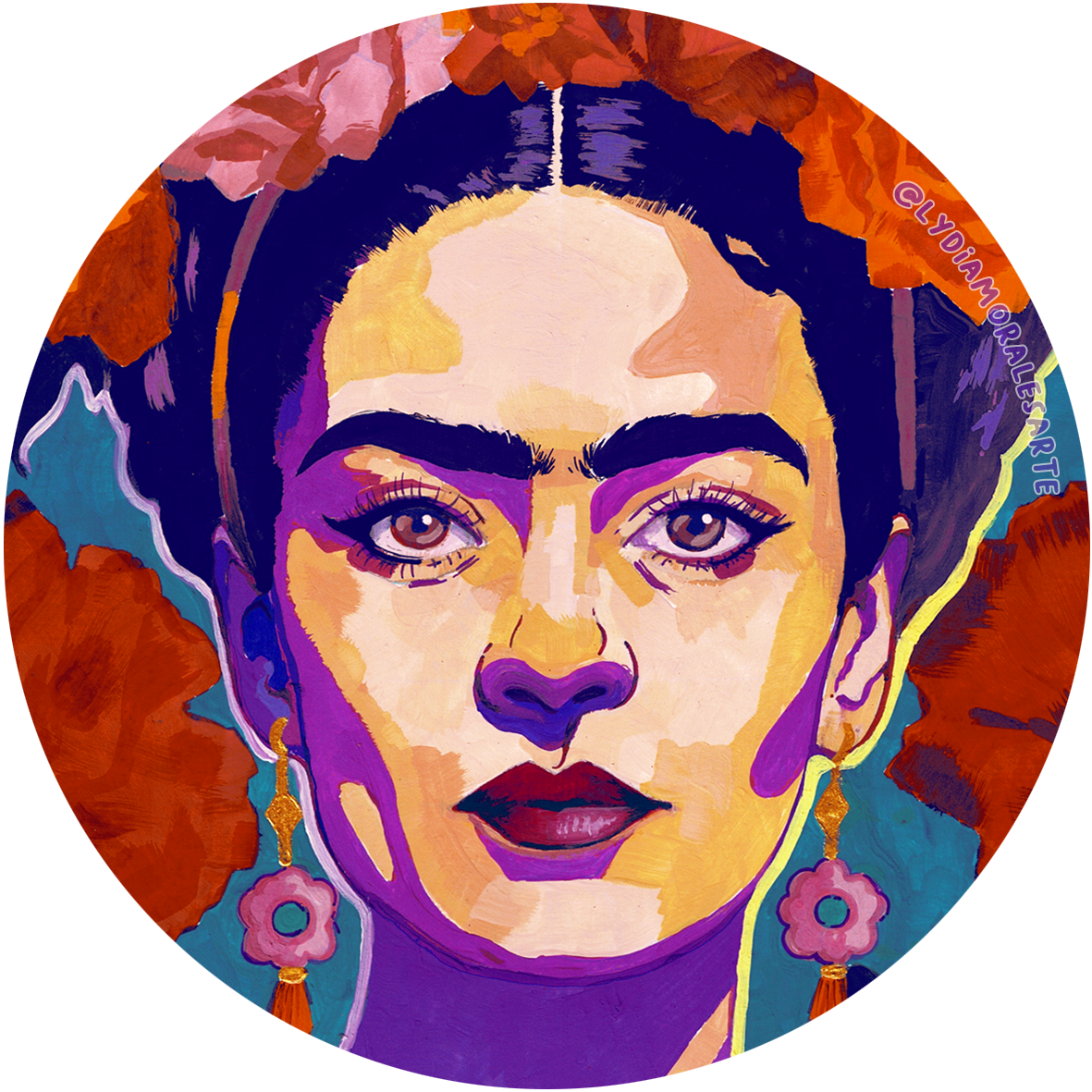 Pegatina Frida Kahlo