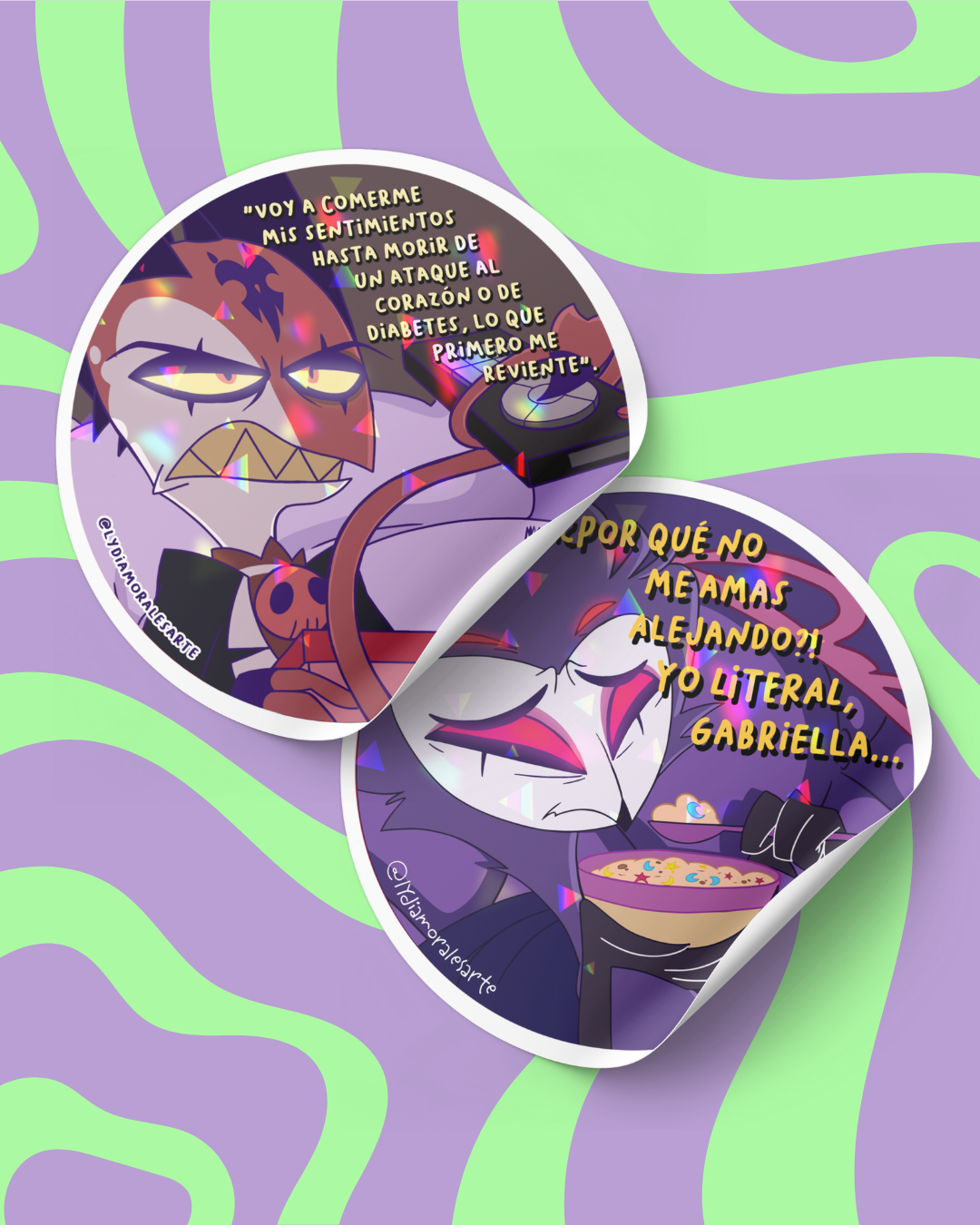 Pack "Crush" Helluva boss #Stolitz (Stickers)