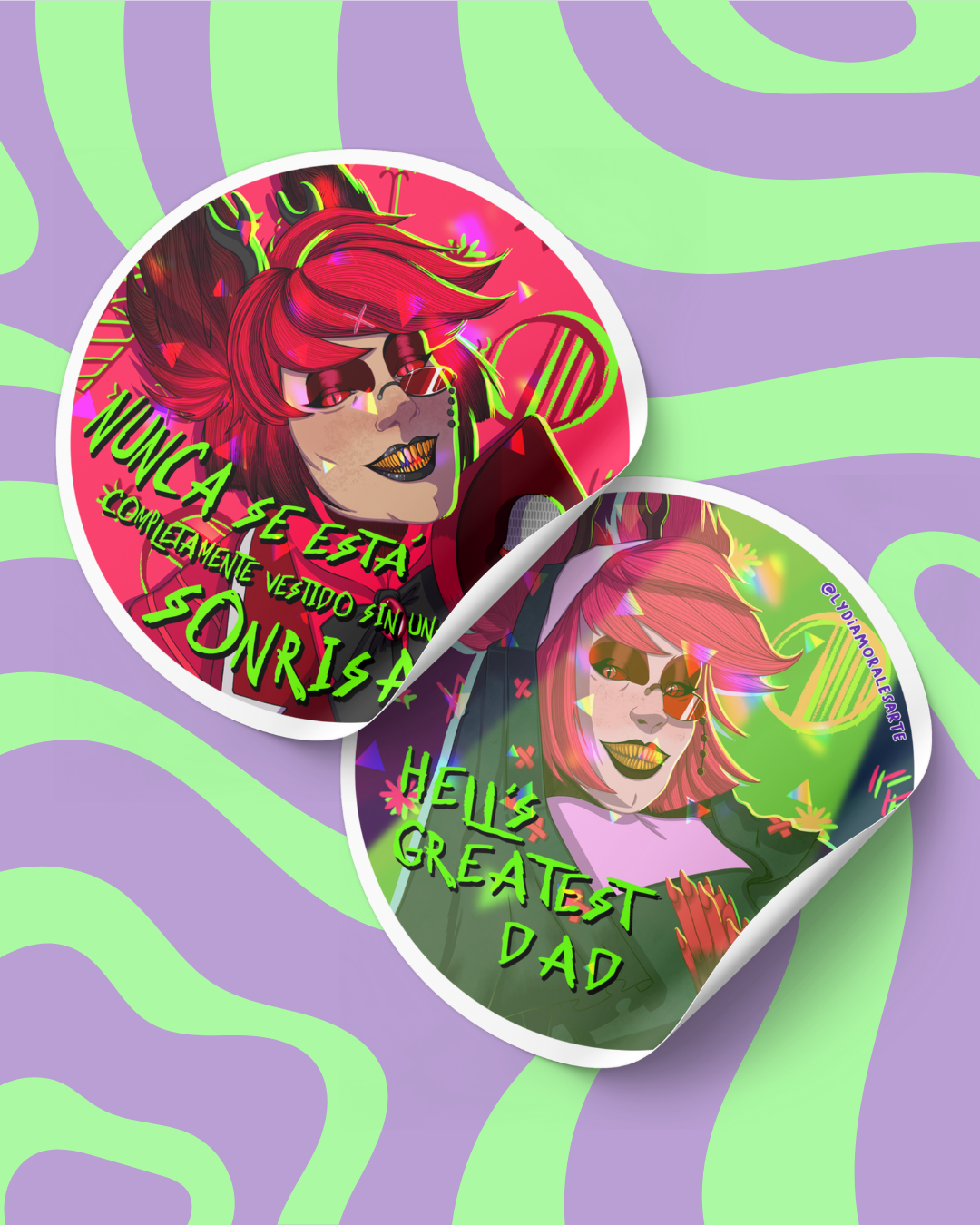 Pack "Alastor" Hazbin hotel (Stickers)