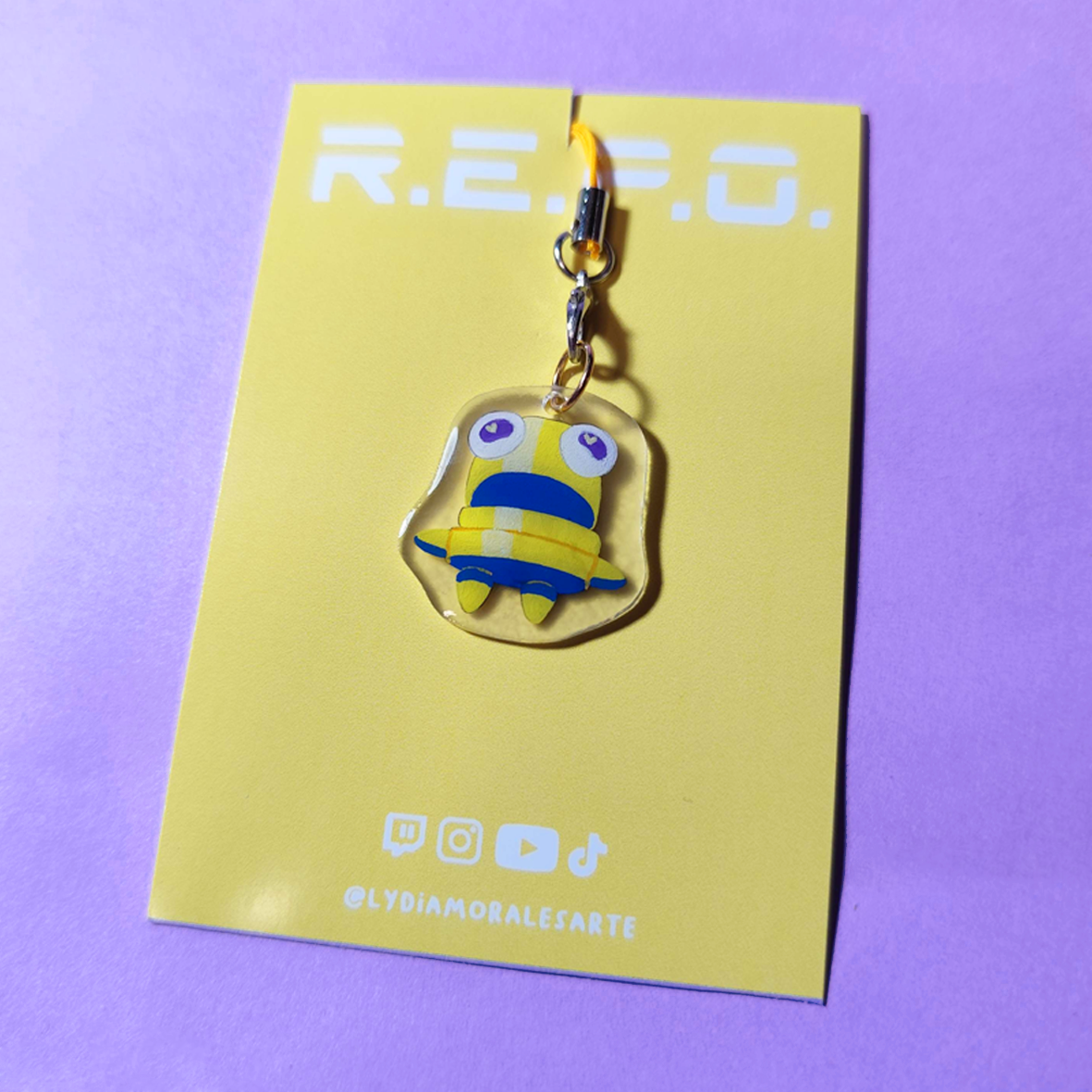 Charm REPO – Fanart acrílico del videojuego indie (varios colores)