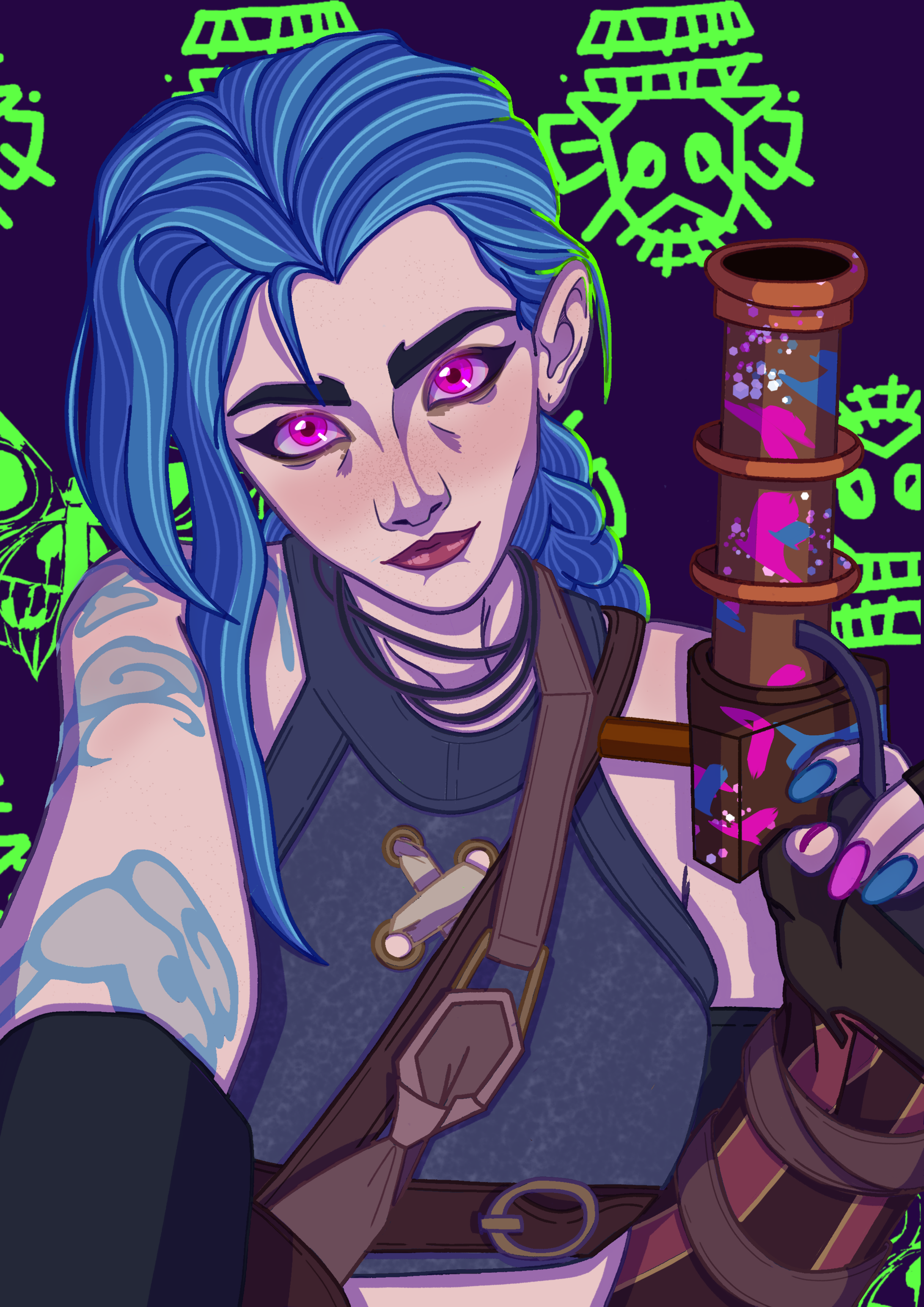 Llavero Jinx Arcane