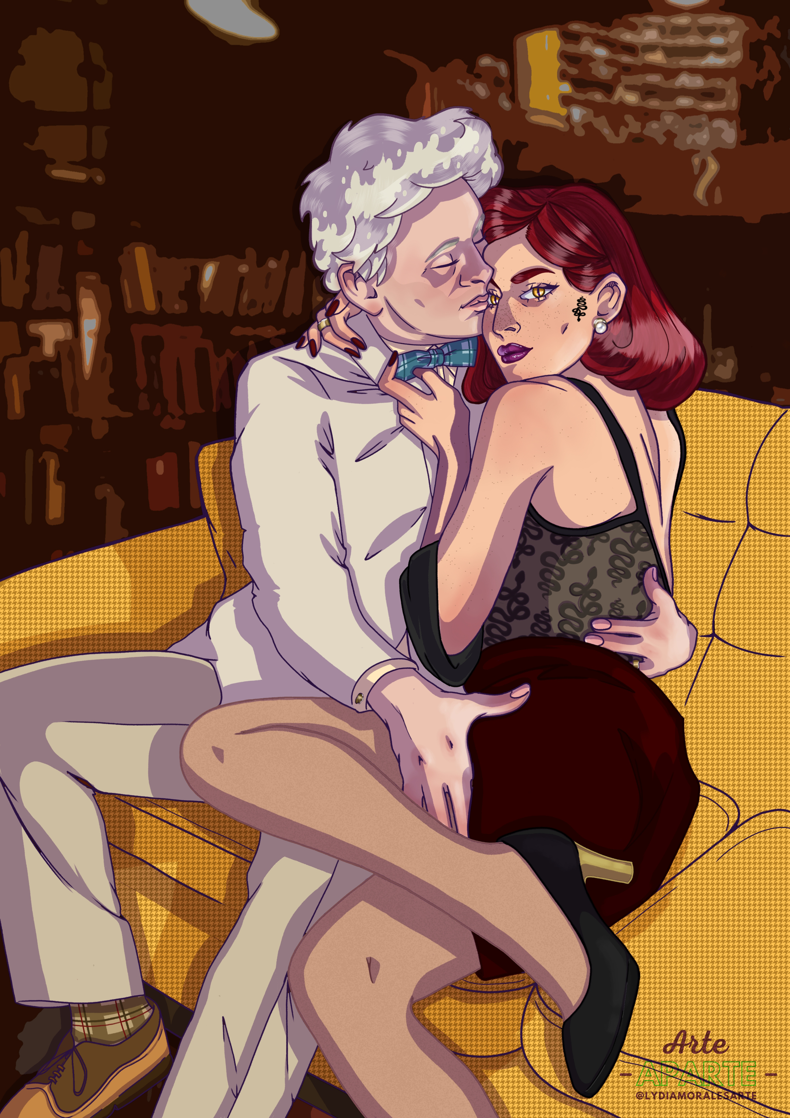 Llavero Good Omens
