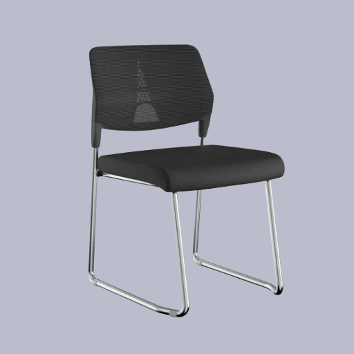 Minimalist Mesh Visitor Chair for Office, School, and Home Use