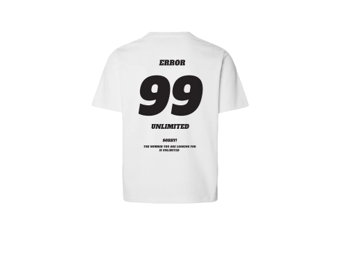 UNLIMITED 99 WHITE T-SHIRT