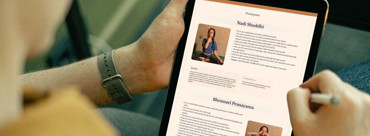 Bindu - Your Yoga Companion (Fully Illustrated Digital Booklet)