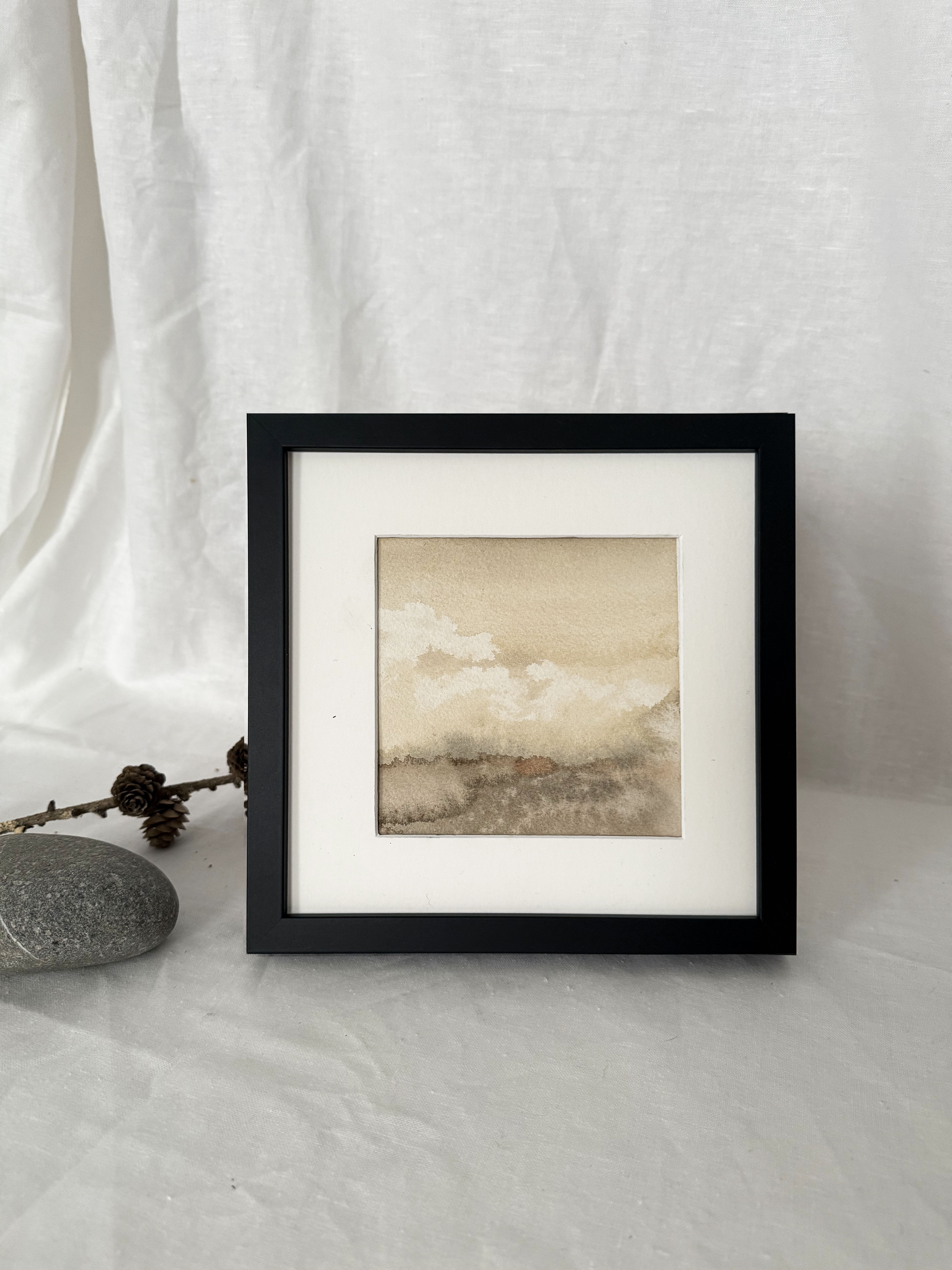 Ruda dangaus abstrakcija