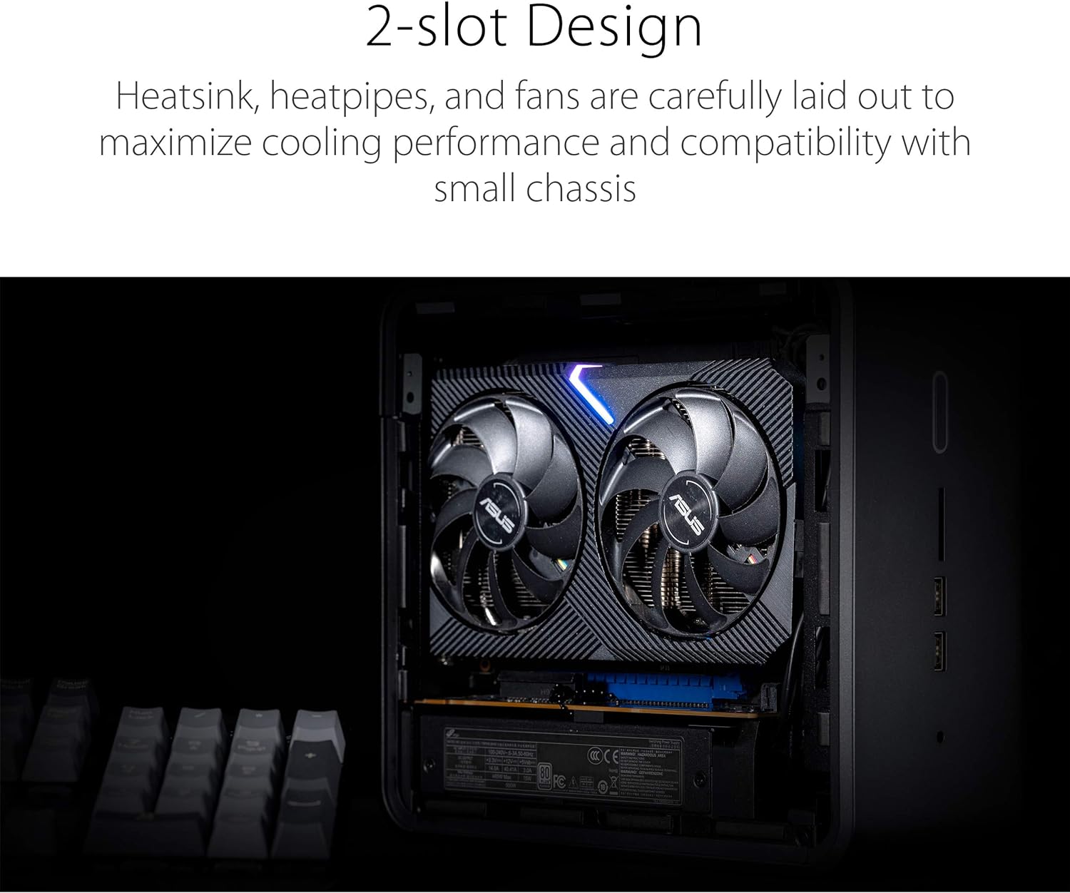 Tarjeta Gráfica Asus Nvidia GeForce RTX 3060 V2 Edición OC, DUAL-RTX3060-O12G-V2, 12GB GDDR6, HDMI/ DP, diseño de ventilador Axial-techm tecnología 0db