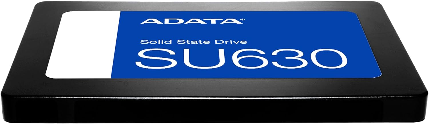ADATA Unidad de Estado Sólido SSD SU630 480 GB 3D NAND , SATA III,QLC,2.5",520 MB/s de lectura y 450 MB/s de escritura