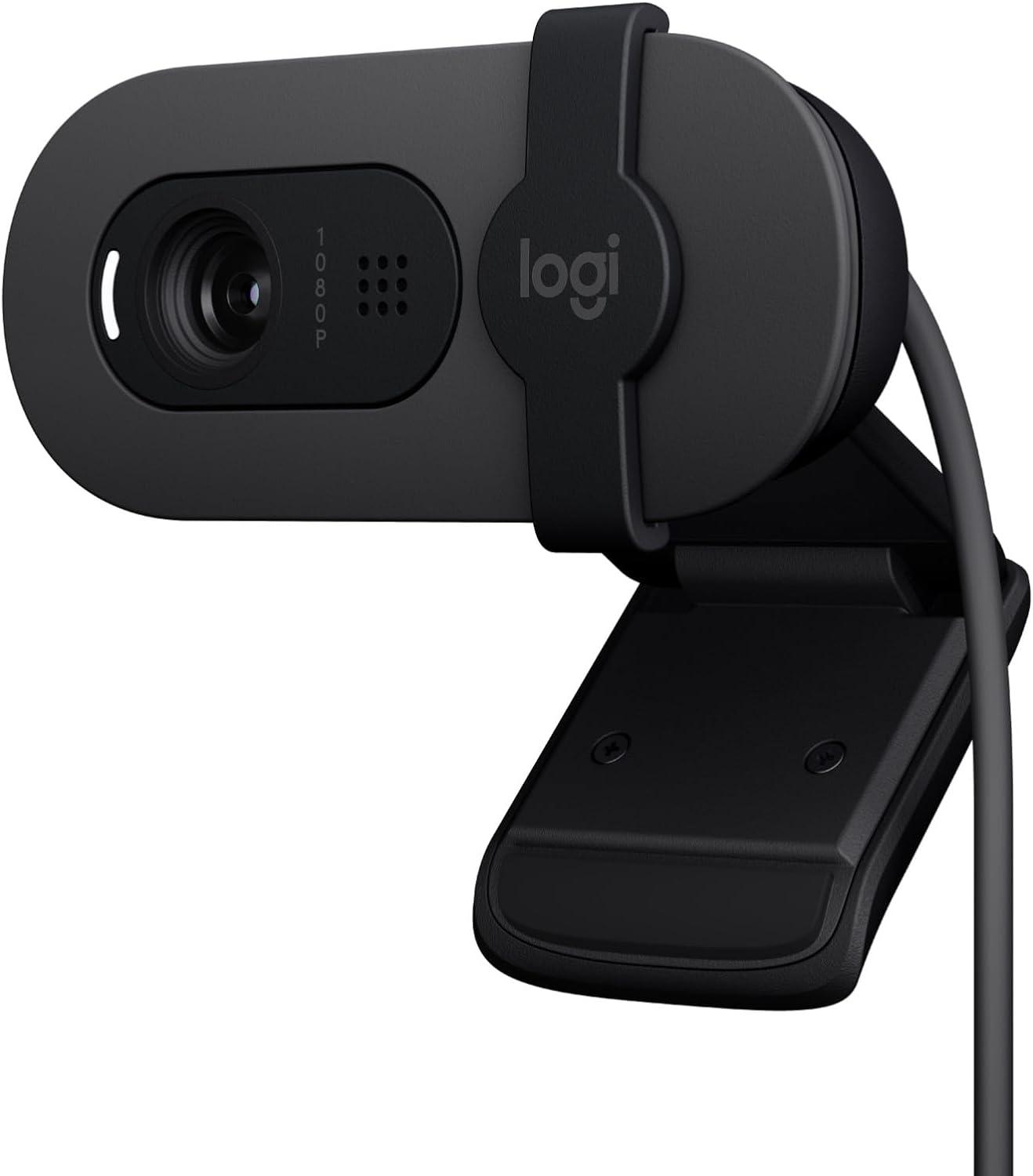 Logitech Brio 100, cámara Web Full HD para reuniones y Streaming, Equilibrio iluminación automático