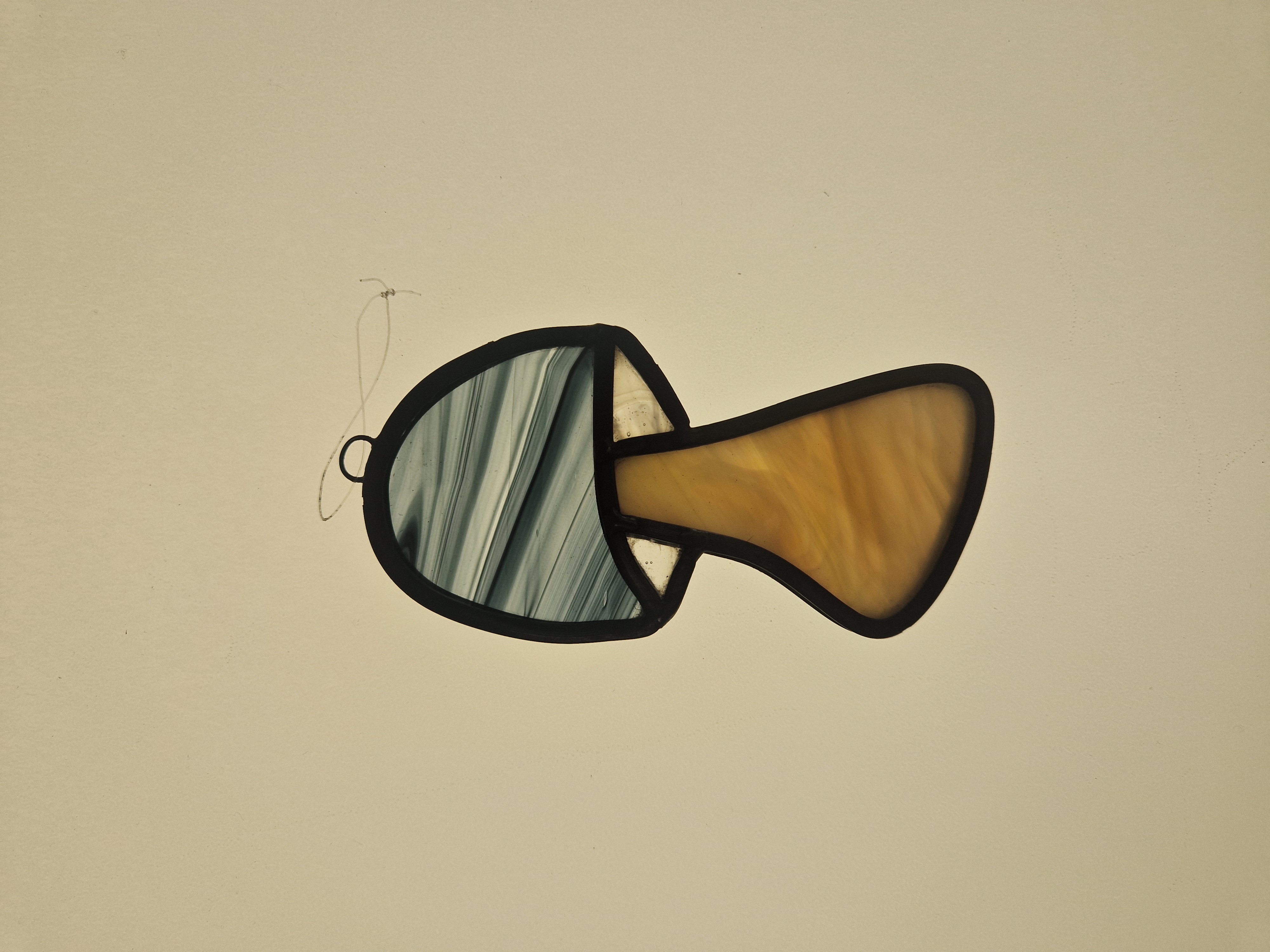 Small Stained Glass Mushroom Suncatcher