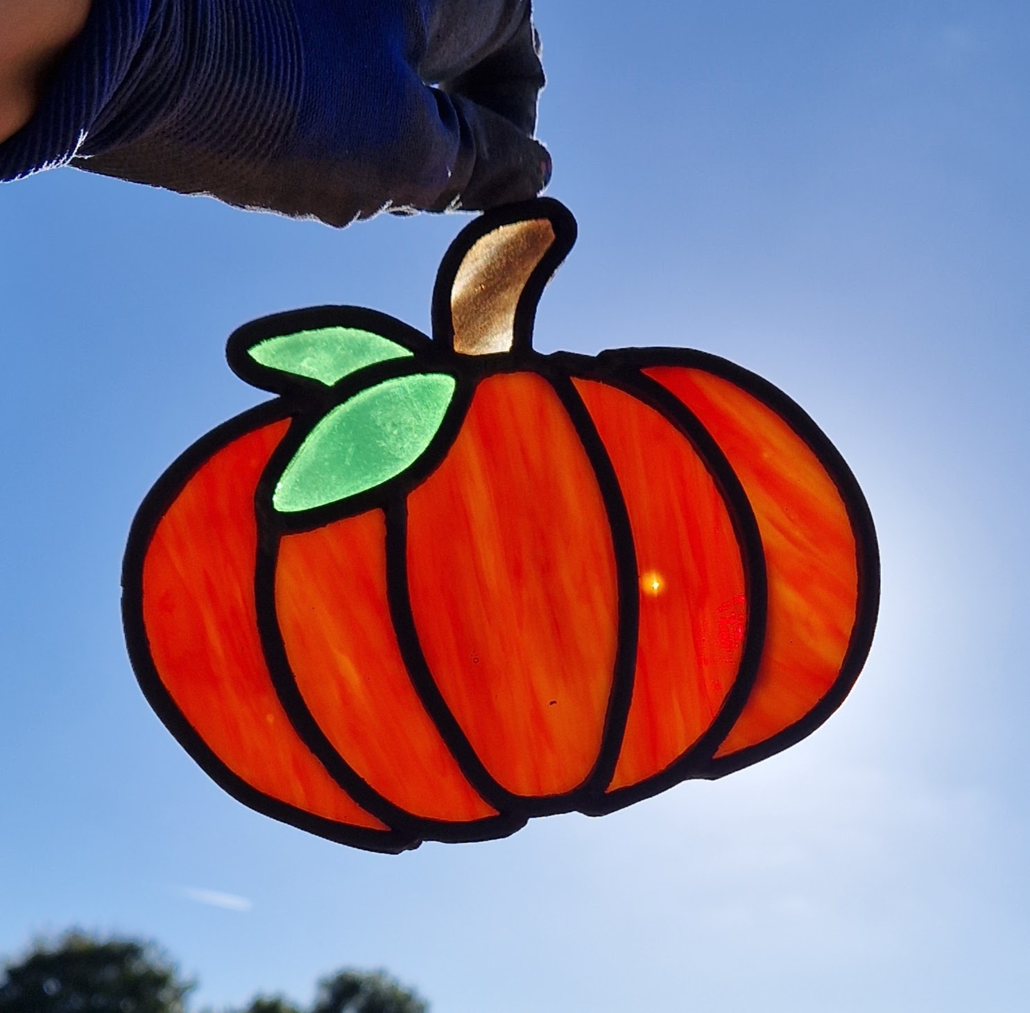 Pumpkin Sun catcher