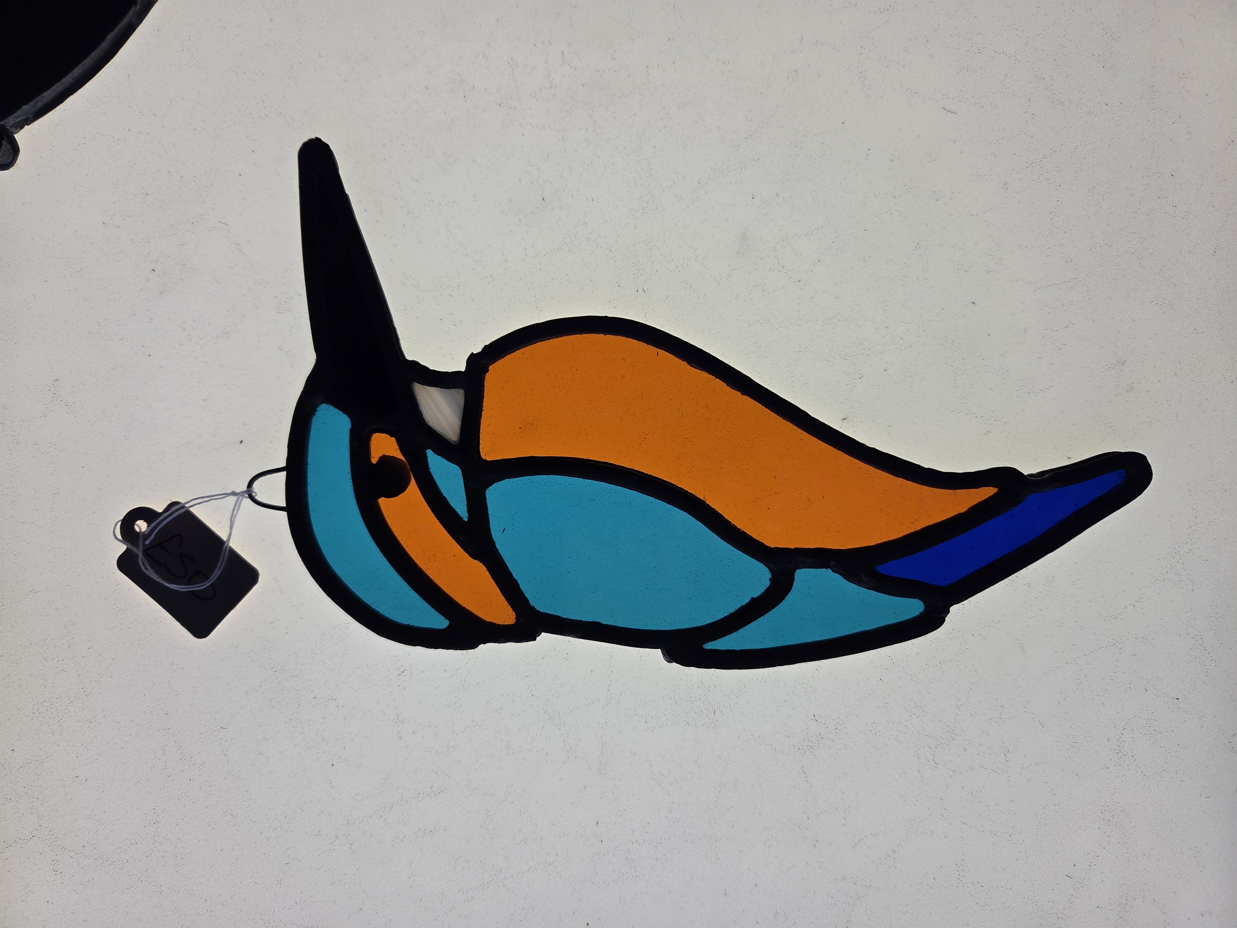 Stained Glass Kingfisher Suncatcher