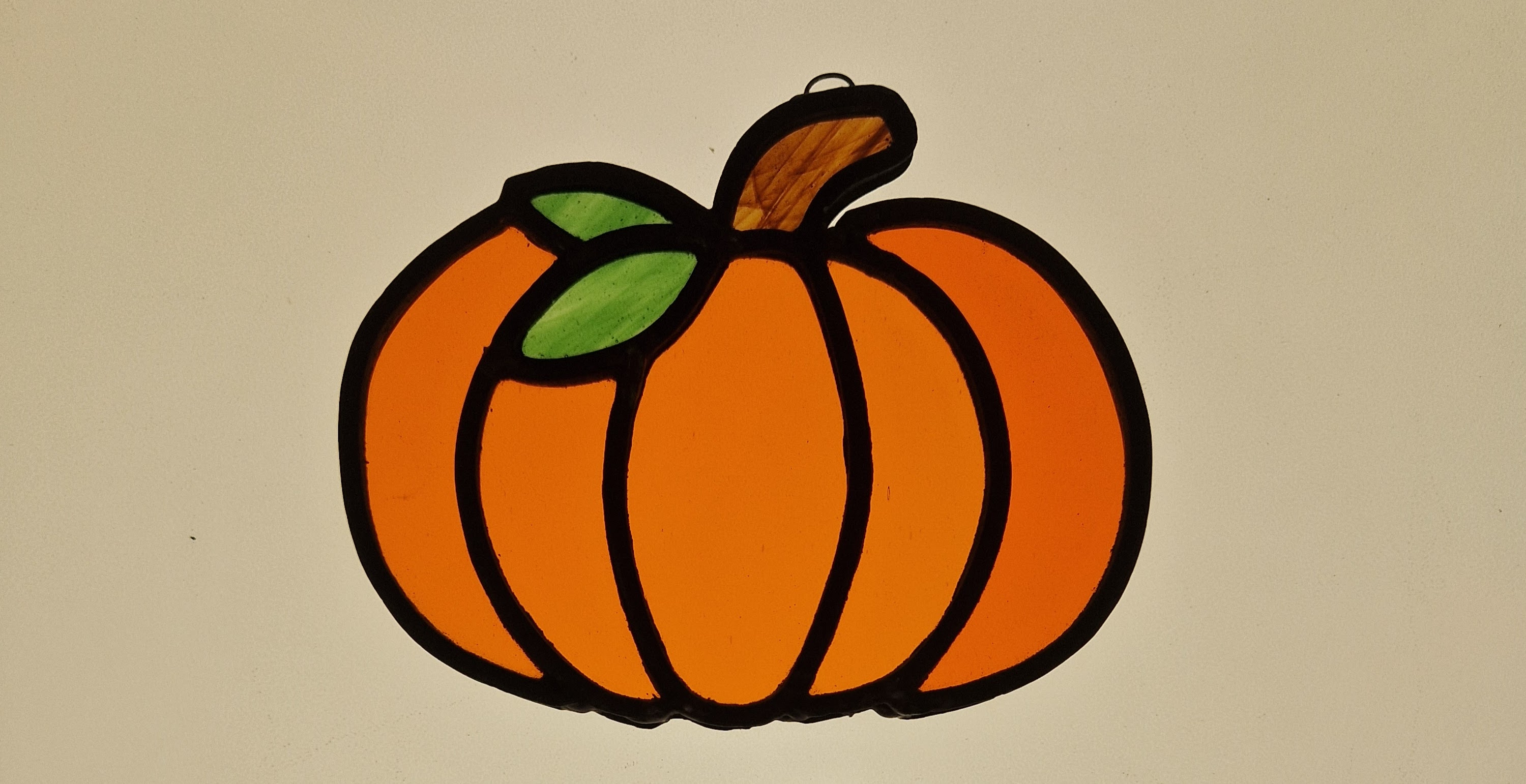 Pumpkin Sun catcher