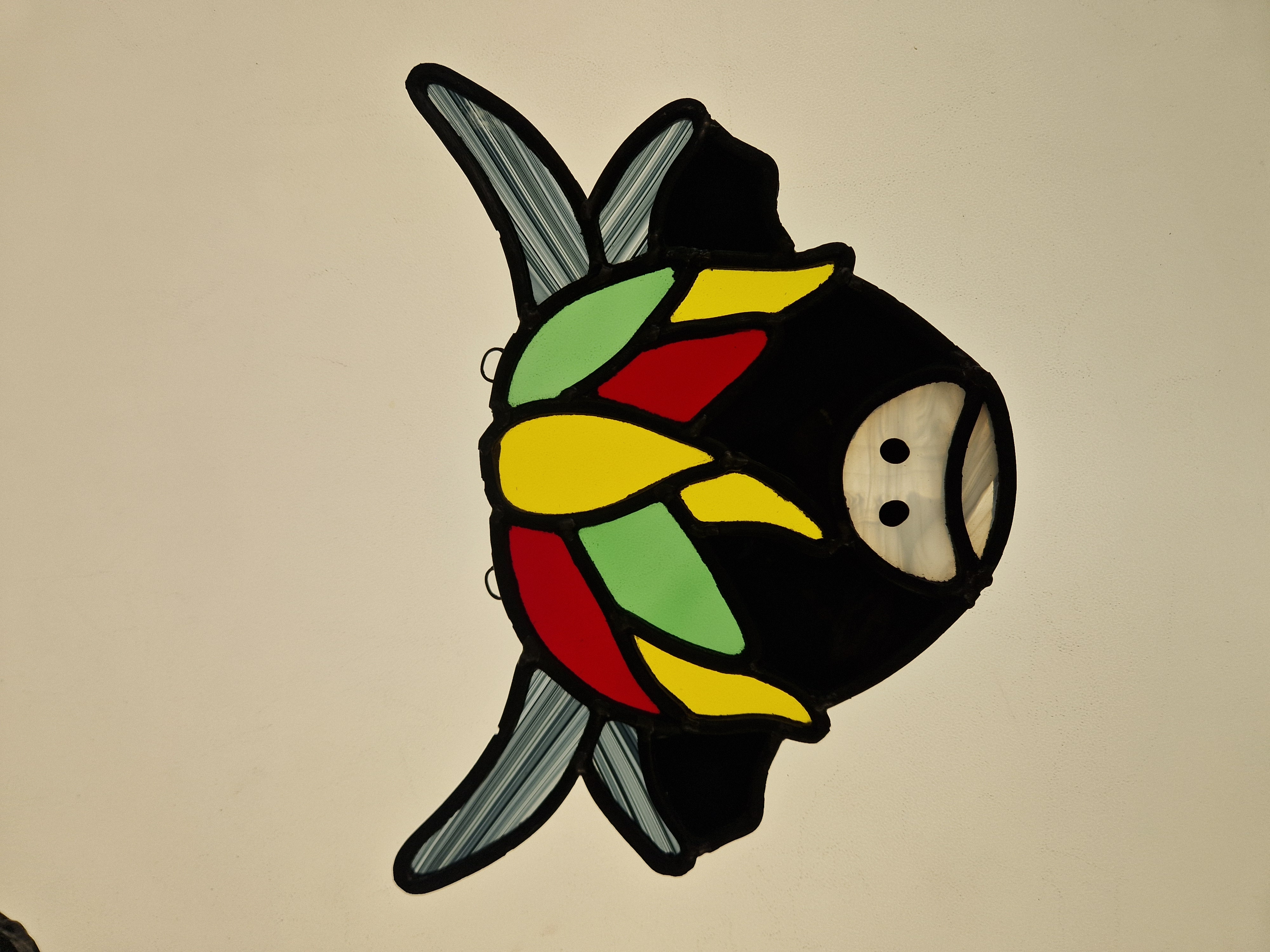 Stained Glass Highland Cow Suncatcher