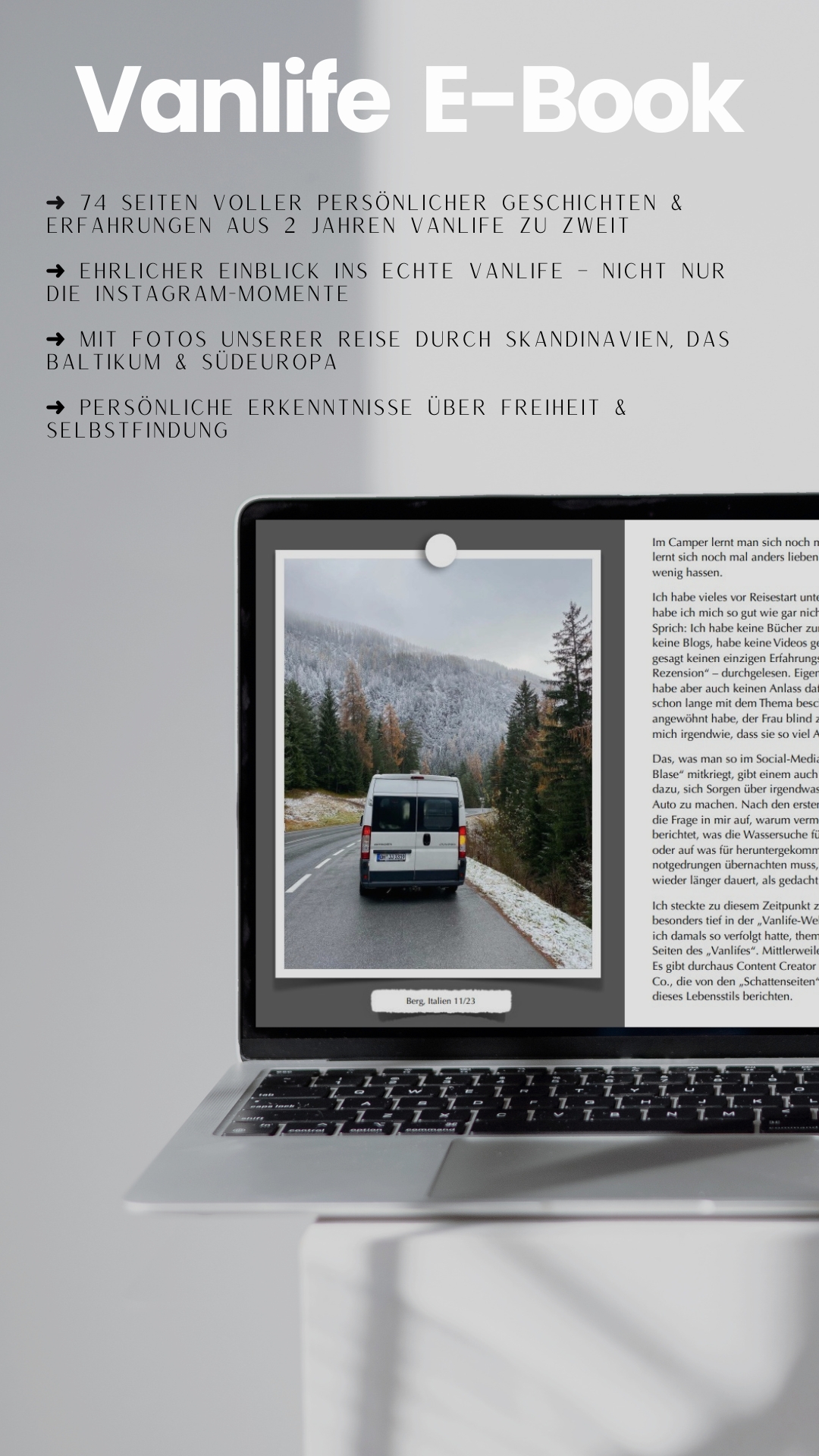 E-Book + Audiobuch | Ehrliche Tipps, Erfahrungen & Erkenntnisse aus 2 Jahren Vanlife