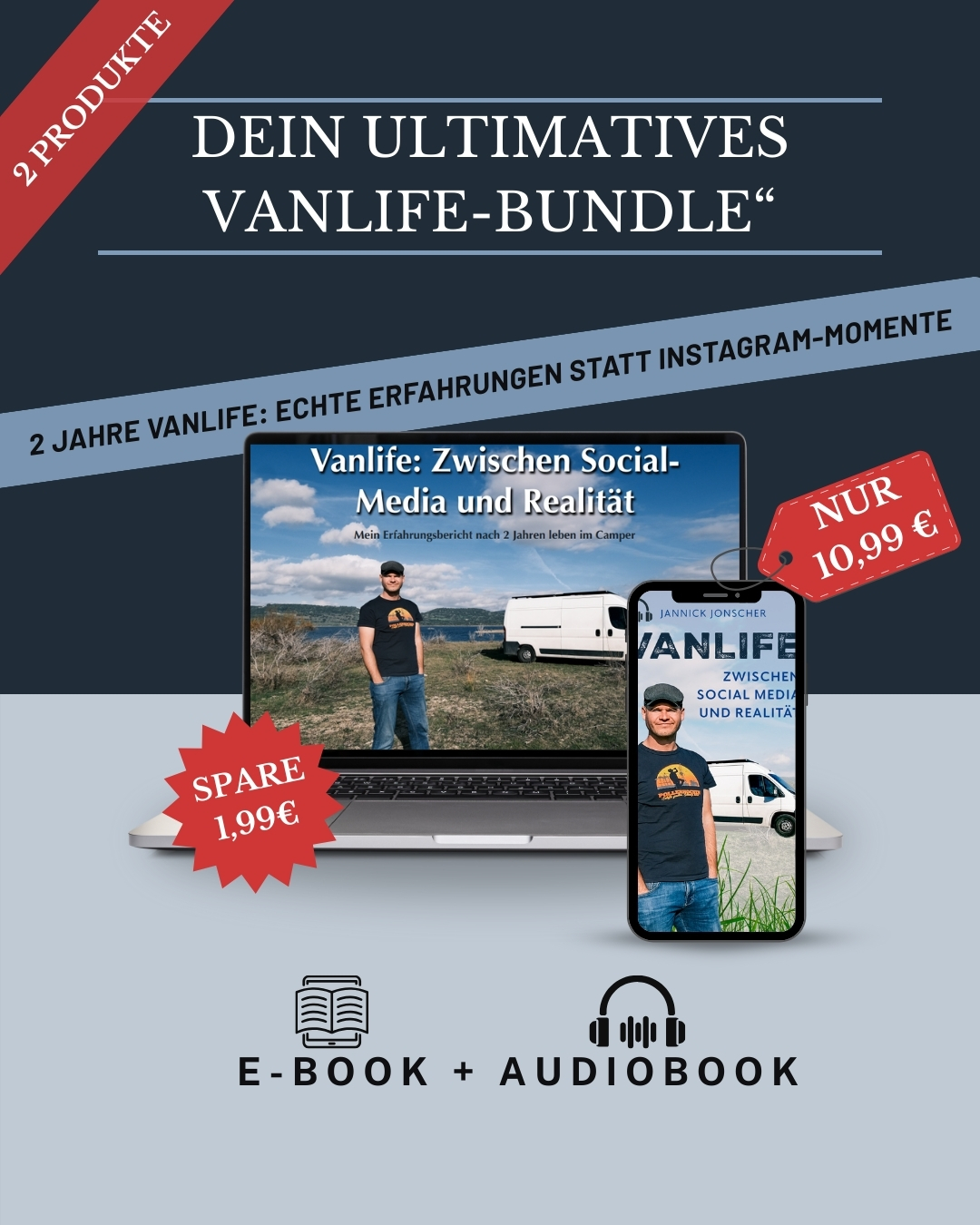 E-Book + Audiobuch | Ehrliche Tipps, Erfahrungen & Erkenntnisse aus 2 Jahren Vanlife