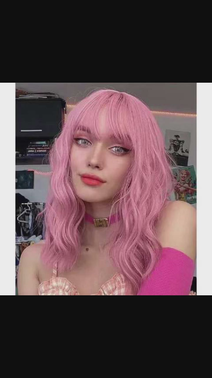 Perruque rose