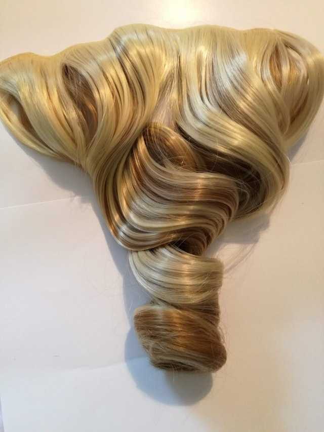 Cheveux d'Extension blonde