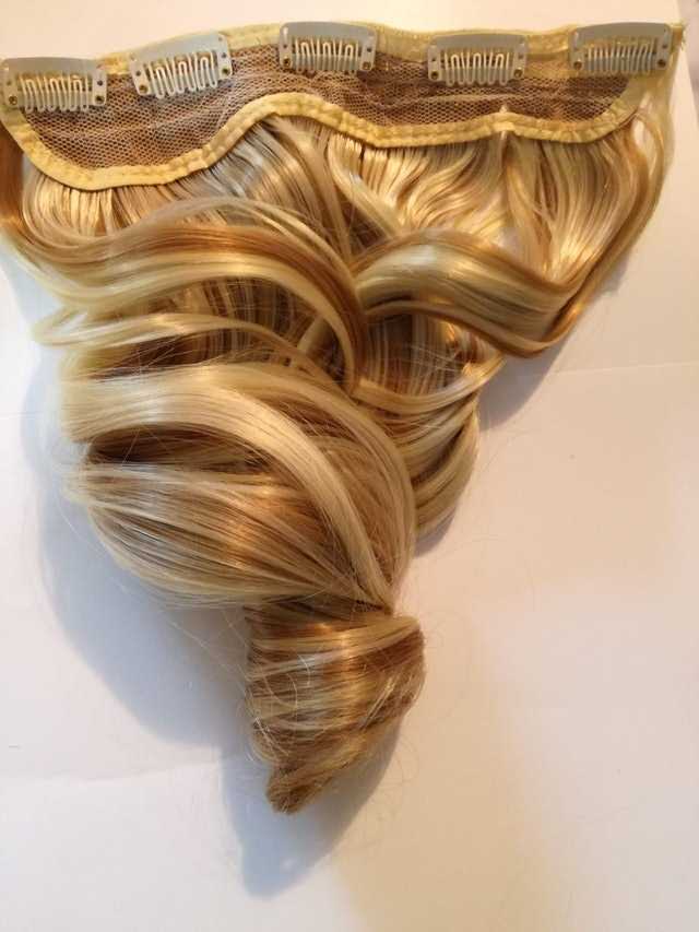 Cheveux d'Extension blonde