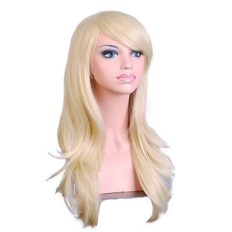Perruque blonde longue