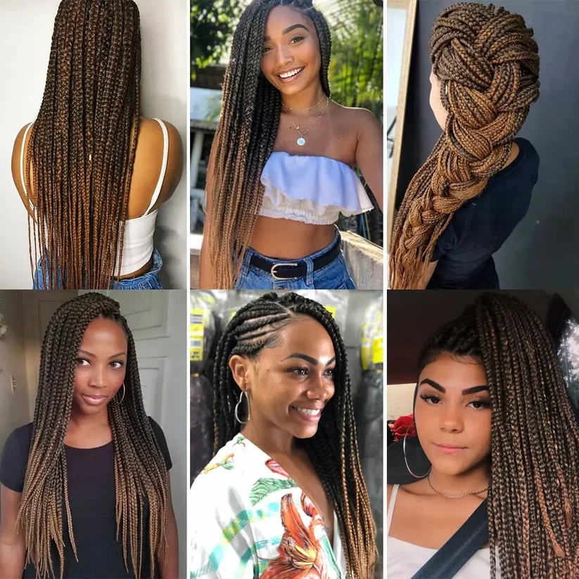 Extensions de cheveux tressés
