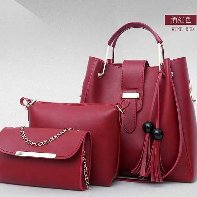 Sac à main rouge