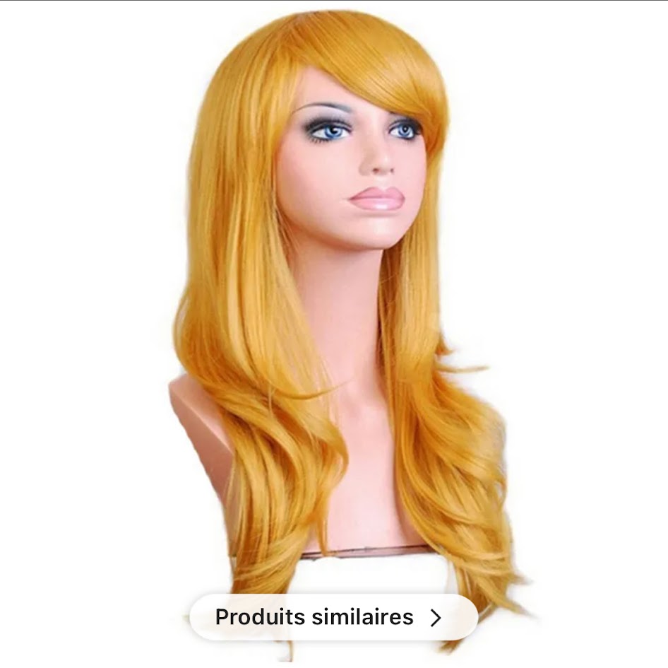 Perruque blonde