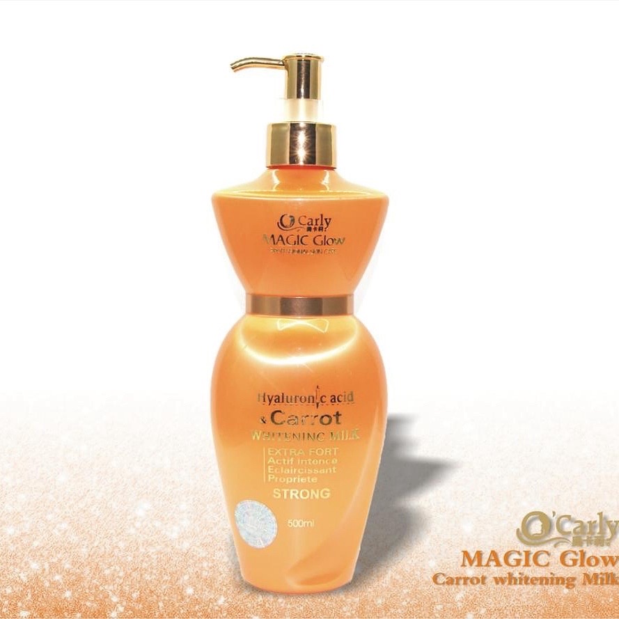 Lotion éclaircissante à la carotte