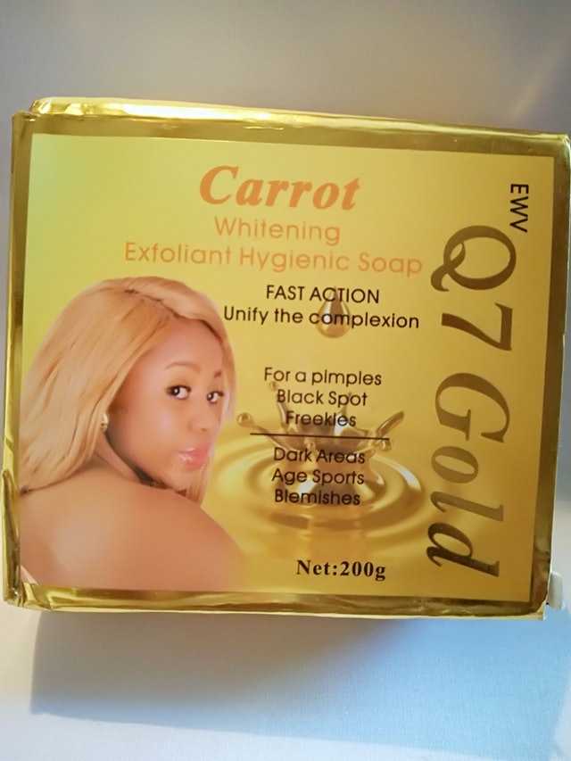Savon exfoliant hygiénique Carrot