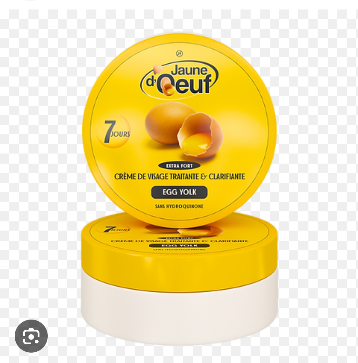 Crème de visage Jaune d'œuf