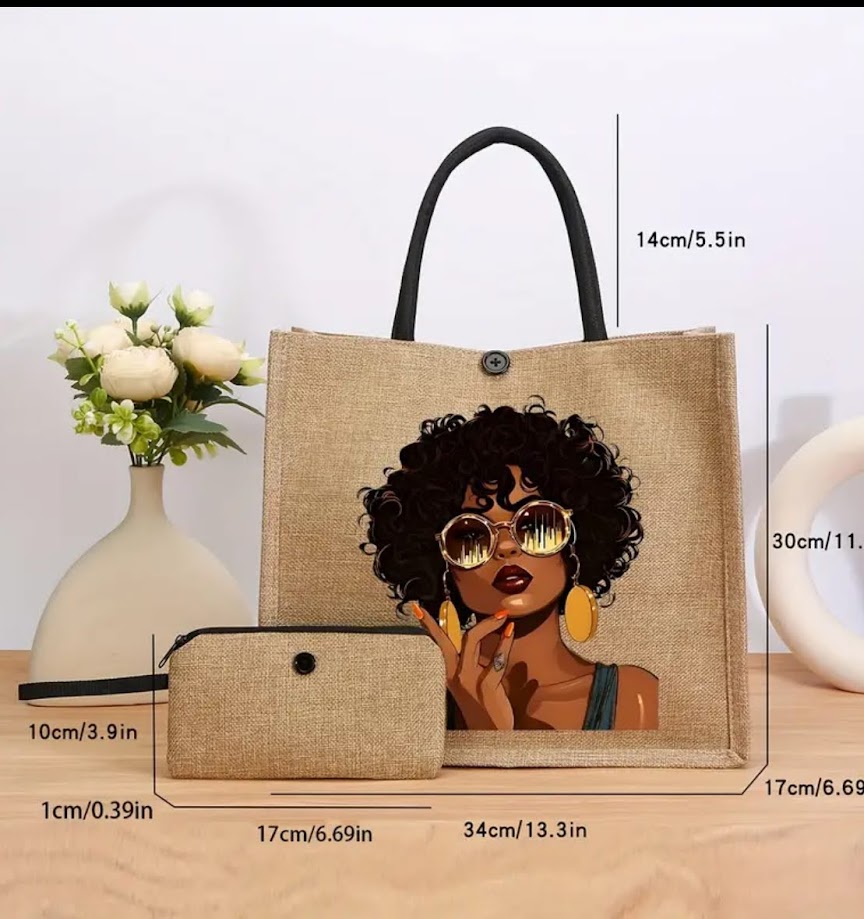 Sac en toile avec pochette