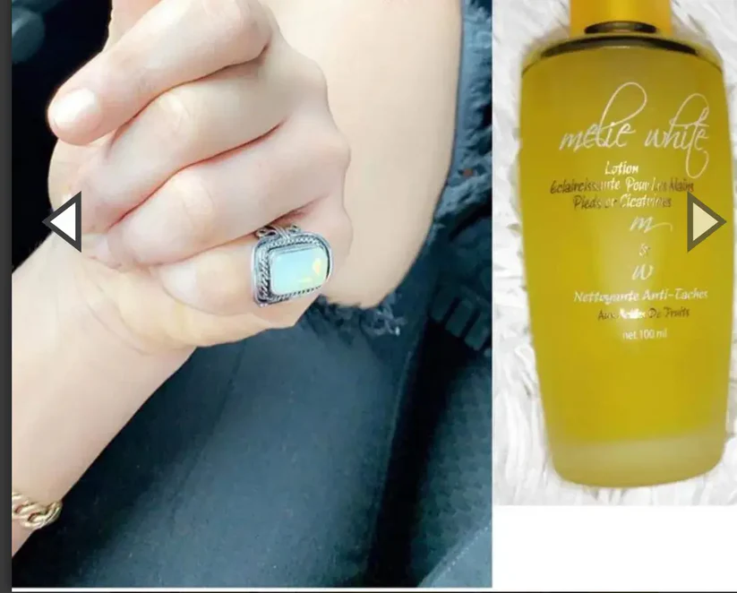 Lotion éclatante pour la peau