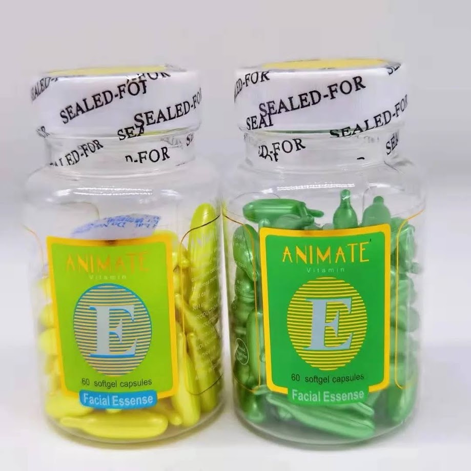 Animate Vitamin E Flacons de capsules 