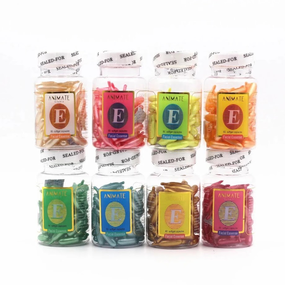 Animate Vitamin E Flacons de capsules 
