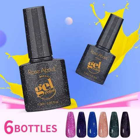 Ensemble de vernis à ongles 6 pièces 