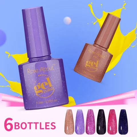 Ensemble de vernis à ongles 6 pièces 