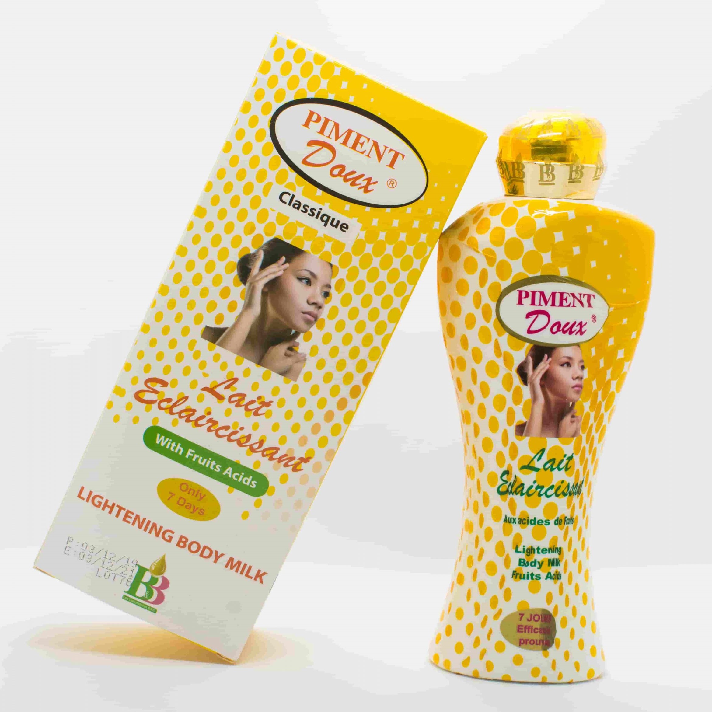 Gamme Piment Doux Lait Éclaircissant