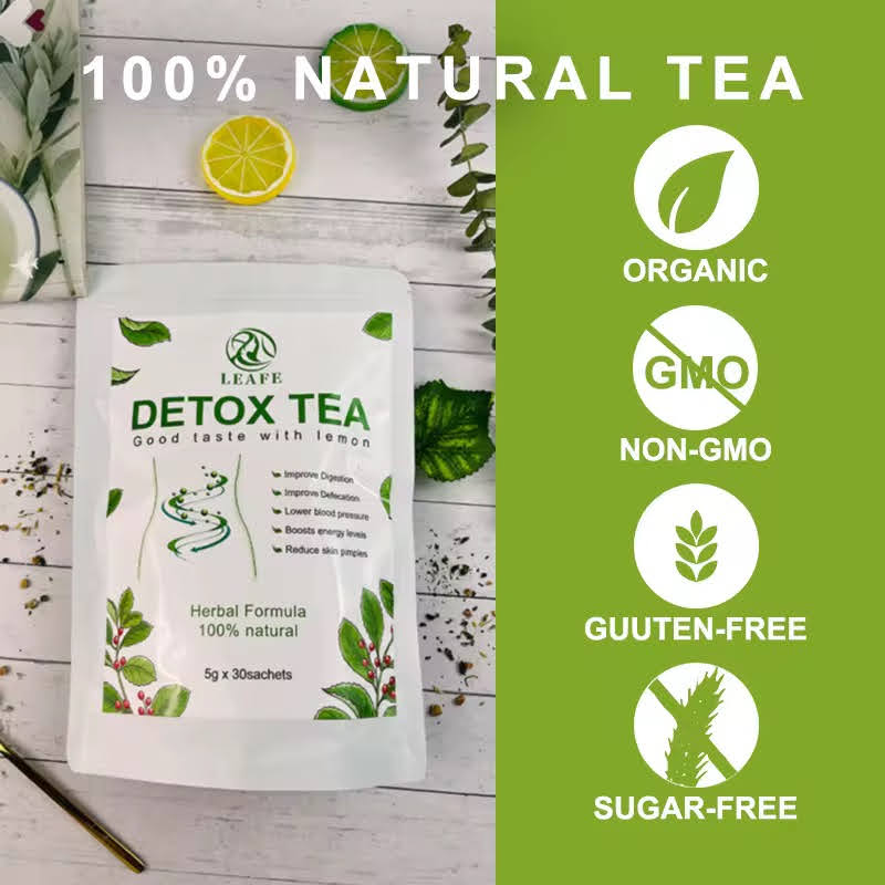 2 x 100% Herbal Detox Tee mit Zitrone