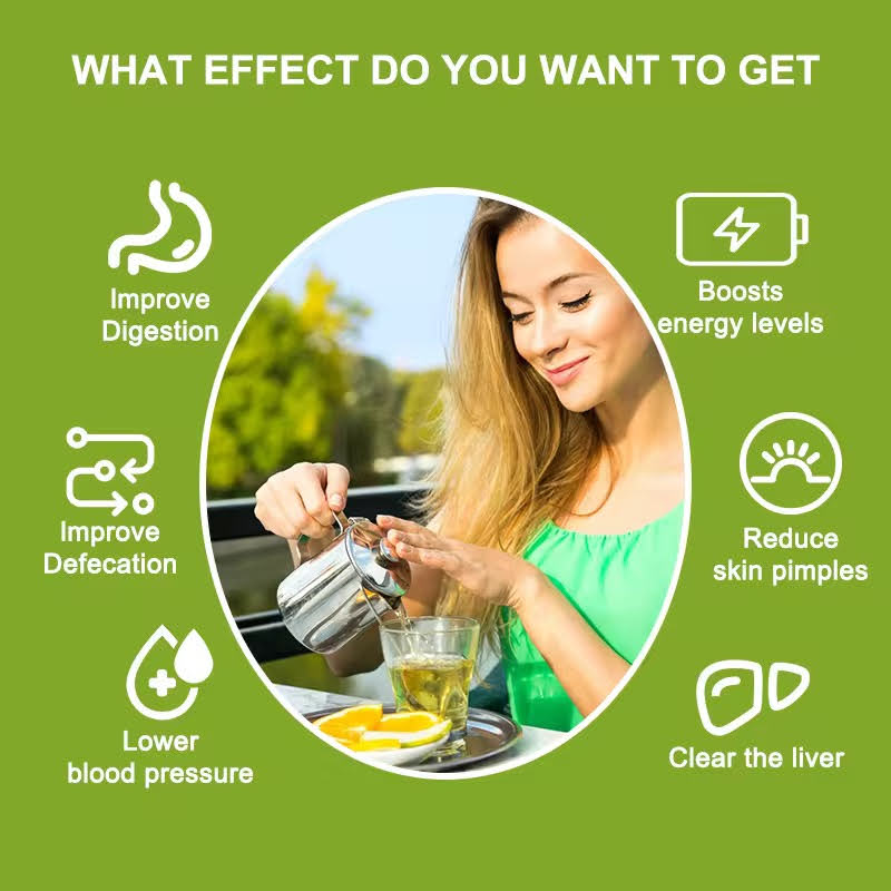 2 x 100% Herbal Detox Tee mit Zitrone