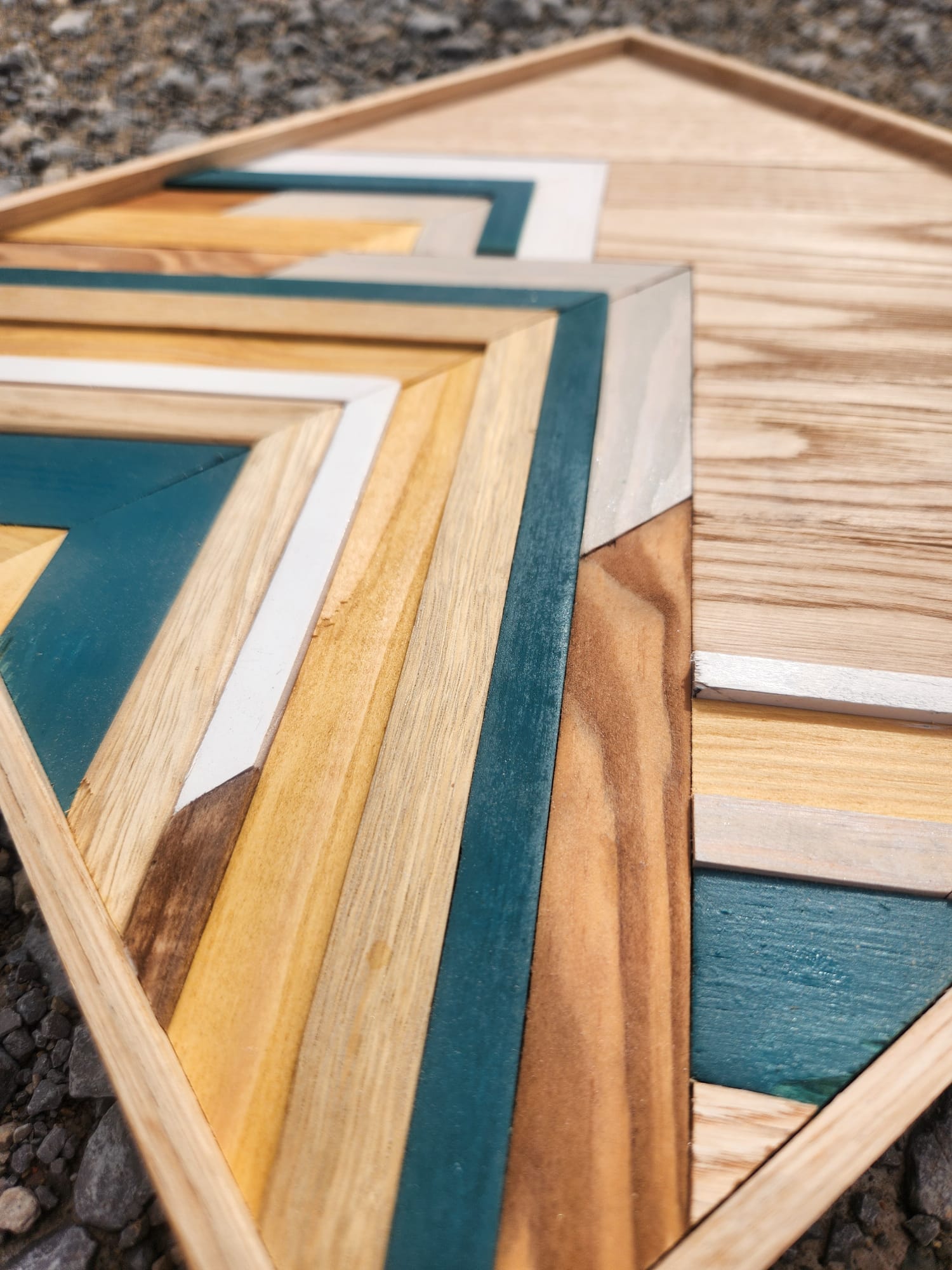 Montagnes colorées - Woodart