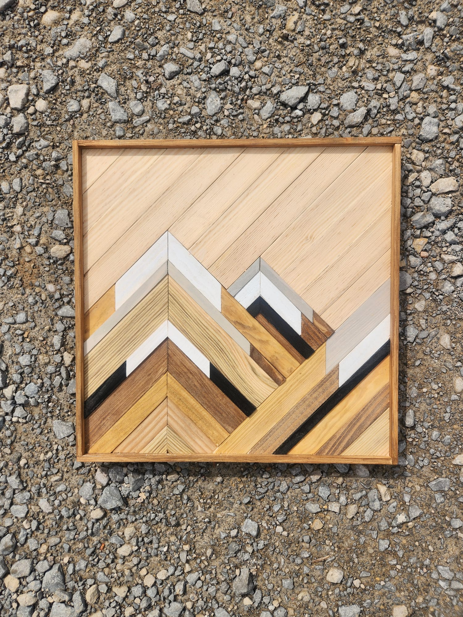 Montagnes colorées - Woodart